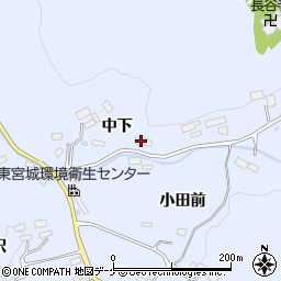 宮城県石巻市桃生町太田中下36周辺の地図