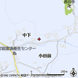 宮城県石巻市桃生町太田中下周辺の地図