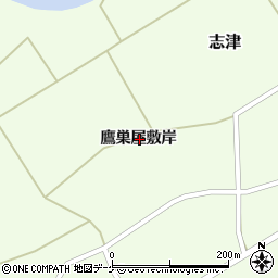 宮城県加美郡色麻町志津鷹巣屋敷岸周辺の地図