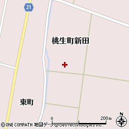 宮城県石巻市桃生町新田周辺の地図