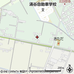 宮城県遠田郡涌谷町北田56周辺の地図