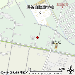 宮城県遠田郡涌谷町北田56-4周辺の地図