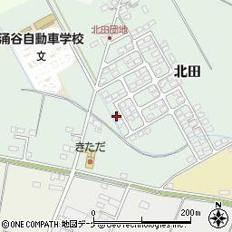 宮城県遠田郡涌谷町北田131-8周辺の地図