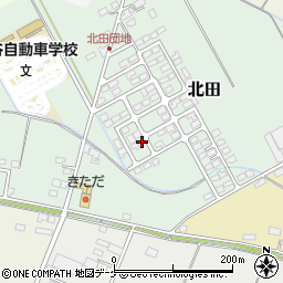 宮城県遠田郡涌谷町北田131-13周辺の地図