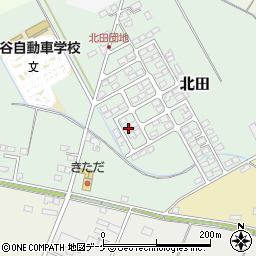 宮城県遠田郡涌谷町北田131-9周辺の地図