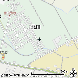 宮城県遠田郡涌谷町北田181-16周辺の地図