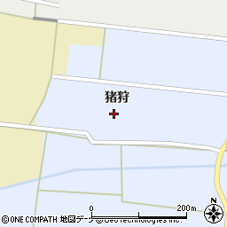 宮城県大崎市古川堤根猪狩周辺の地図