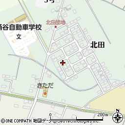 宮城県遠田郡涌谷町北田131-6周辺の地図