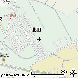 宮城県遠田郡涌谷町北田181-13周辺の地図