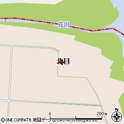 宮城県色麻町（加美郡）四かま（北目）周辺の地図