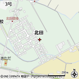 宮城県遠田郡涌谷町北田181-10周辺の地図