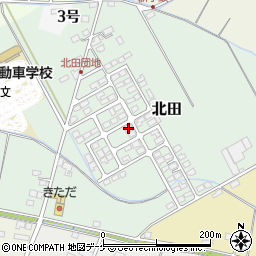 宮城県遠田郡涌谷町北田165-7周辺の地図