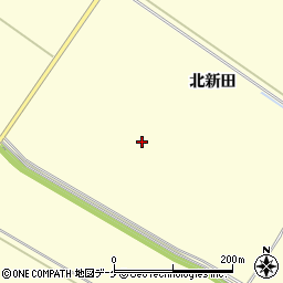 宮城県大崎市古川桑針丁周辺の地図