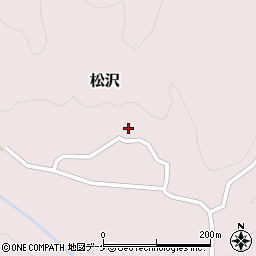 山形県鶴岡市松沢沢口39周辺の地図