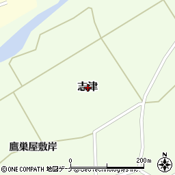 宮城県加美郡色麻町志津周辺の地図