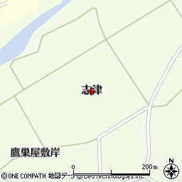 宮城県色麻町（加美郡）志津周辺の地図