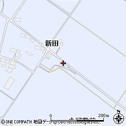 宮城県美里町（遠田郡）北浦（小屋敷前）周辺の地図