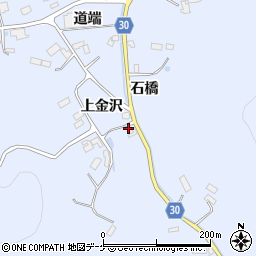 宮城県石巻市桃生町太田上金沢周辺の地図