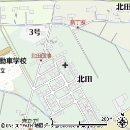 宮城県遠田郡涌谷町北田188-10周辺の地図