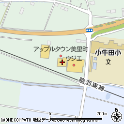 ツルハドラッグ小牛田北店周辺の地図