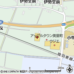 ヤマダデンキテックランド遠田美里店周辺の地図
