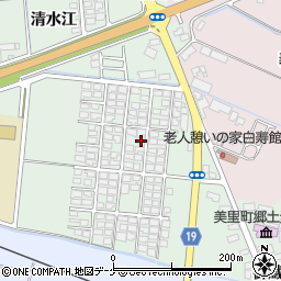 宮城県遠田郡美里町牛飼清水江203-13周辺の地図