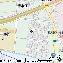 宮城県遠田郡美里町牛飼清水江203-33周辺の地図