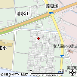 宮城県遠田郡美里町牛飼清水江183-14周辺の地図