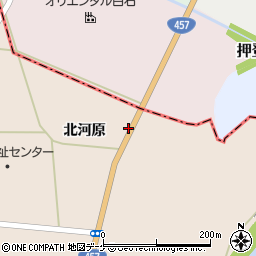 宮城県加美郡色麻町四かま北本郷周辺の地図