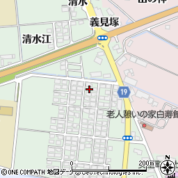 宮城県遠田郡美里町牛飼清水江183-22周辺の地図