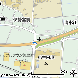 宮城県遠田郡美里町牛飼清水江166周辺の地図