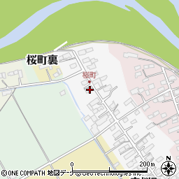 宮城県遠田郡涌谷町表桜町4周辺の地図