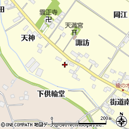 宮城県大崎市古川楡木街道南1周辺の地図