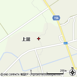 宮城県加美郡色麻町黒沢上舘周辺の地図