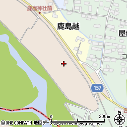 中新田三本木線周辺の地図