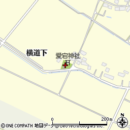 宮城県大崎市古川桑針横道下55周辺の地図