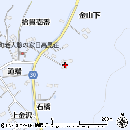 宮城県石巻市桃生町太田金山下周辺の地図
