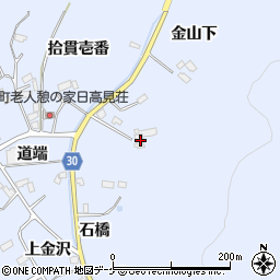 宮城県石巻市桃生町太田（金山下）周辺の地図