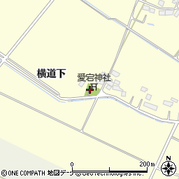 谷地中公会堂周辺の地図