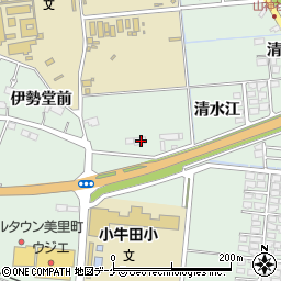 宮城県遠田郡美里町牛飼清水江160周辺の地図