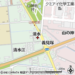 宮城県遠田郡美里町牛飼清水江34周辺の地図