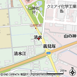 宮城県遠田郡美里町牛飼清水28周辺の地図