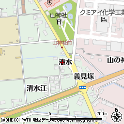 宮城県遠田郡美里町牛飼清水江80-1周辺の地図