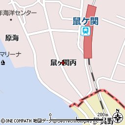 山形県鶴岡市鼠ヶ関丙周辺の地図