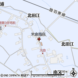 米倉商店周辺の地図