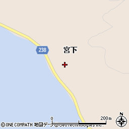 宮城県石巻市尾崎宮下110周辺の地図