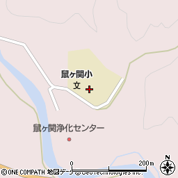 鶴岡市立鼠ヶ関小学校周辺の地図