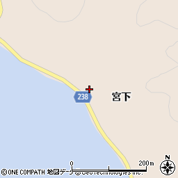 宮城県石巻市尾崎宮下119周辺の地図