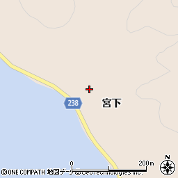 宮城県石巻市尾崎宮下122周辺の地図