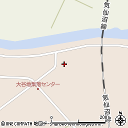 宮城県遠田郡涌谷町猪岡短台大谷地16-10周辺の地図